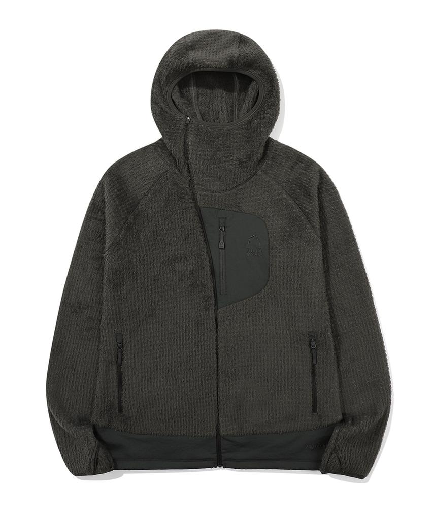 Sierra Designs W) Moss Polartec Alpha Direct 190 Zip-Up Hoodie Charcoal