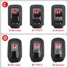 AYE1 1ocs Car Key Fob Pocket Cover Case For Honda Fit Jazz Civic CR-V HR-V Accord Jade Crider Odyssey Remote Protector Accessories