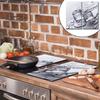 GLASS CUTTING BOARD 2x 30x52 ICE