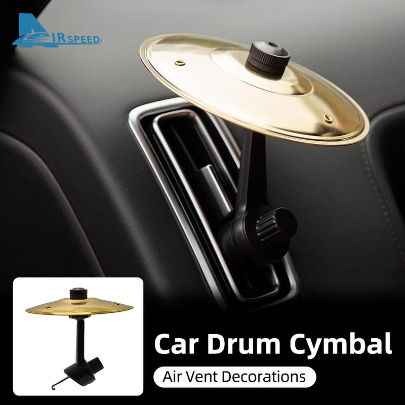 Автомобильный Crash Cymbal Легкая установка и прочность Подходит для всех типов автомобильных вентиляционных отверстий Универсальные автомобильные аксессуары для интерьера