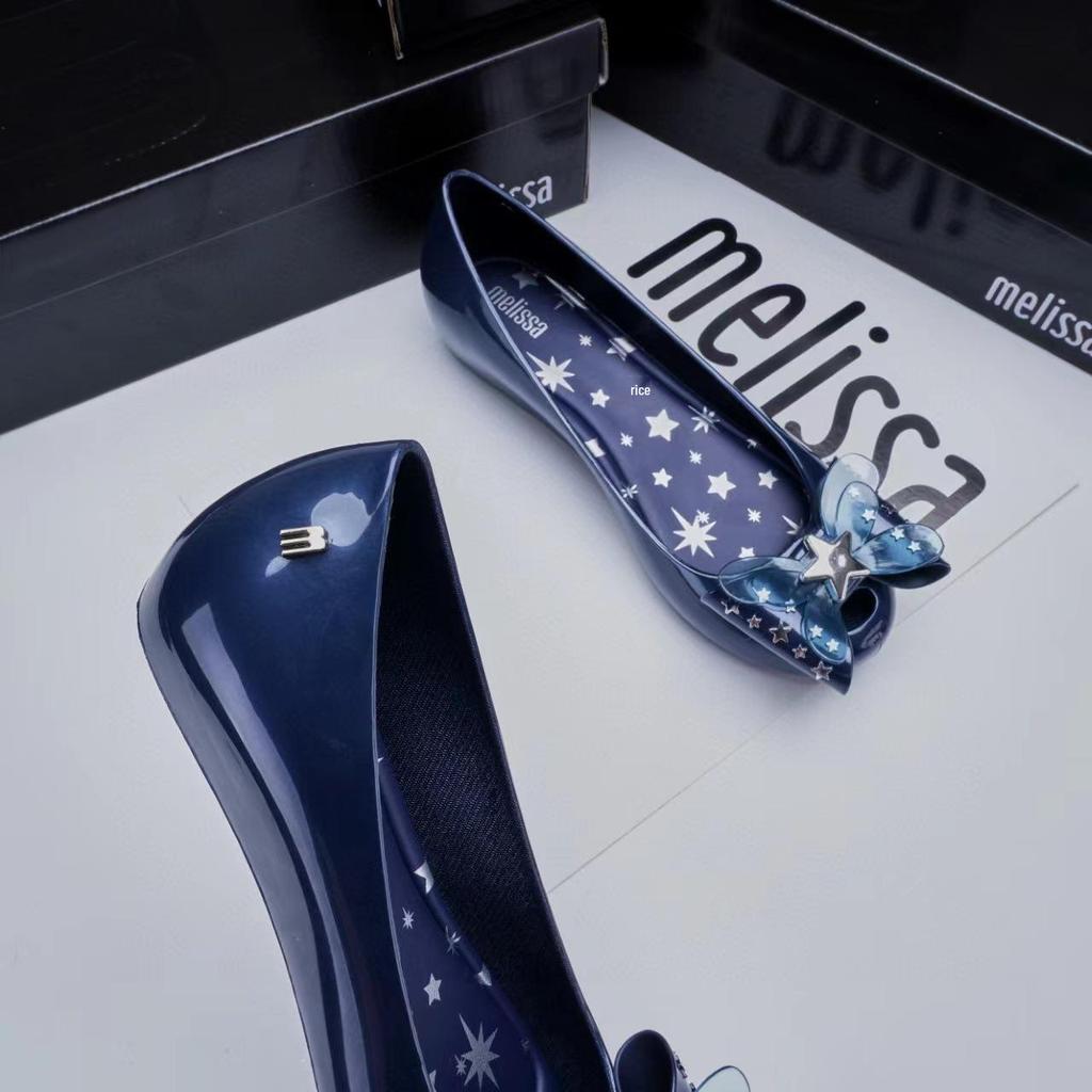 2024 Mei*Sha Women's Jelly Sandals - Fish Mouth Bow Beach Shoes