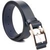 Элегантный мужской ремень под брюки из натуральной кожи GRANDE PELLE Leather Belt 21452 Синий