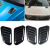 Universal Auto Carbon Fiber Cell Air Flow Intake Car Decorative Hood Scoop Bonnet Vent Cover Stickers Decoration Styling
