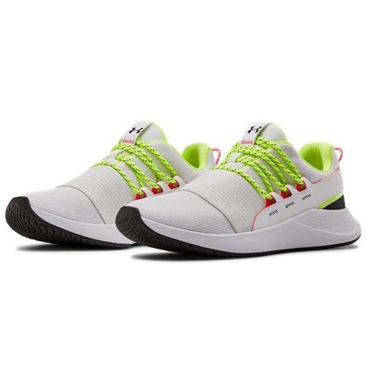 Under Armour Кроссовки для бега Charged Breathe Lace Белый/Зеленый Женские 3022584-103