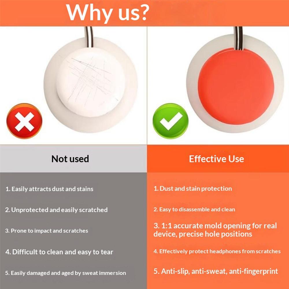 1 пара Для наушников CMF by Nothing Pro Силиконовый чехол Защитная внешняя оболочка для наушников