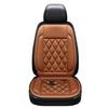 12V Heated Car Seat Cushion 2 Levels of Temperature Adjustable Seat Mat Overheat Protection Rhombus Texture Auto Seat Pad