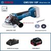 BOSCH GWS18V-10P/15P Heavy-Duty Cordless Angle Grinder CN plug (adapter included)