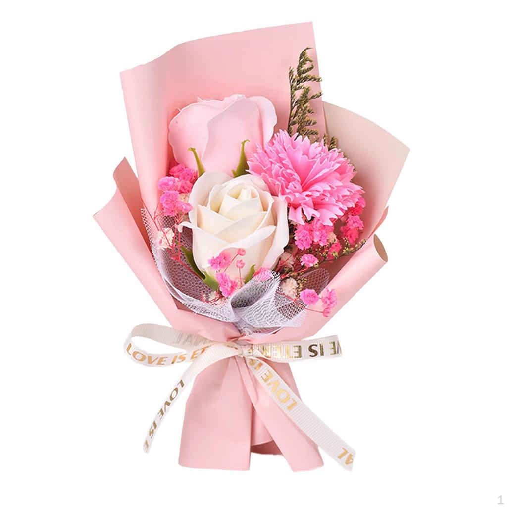 Мини-букет цветов из мыла, искусственный цветок для ванны, подарок на День Святого Валентина, цветочная композиция для