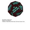 Fitness Dice Pocket Size Multi-sides Exercise Decision Dice Home Gym Workout Dice Stress Relief Toy Men Women Athletes Sports Enthusiast Gift