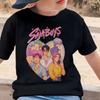 Летняя Ретро Саджа Мальчики Kpop Охотник на Демонов 3D Печать Футболка Аниме Короткий Рукав Детская Футболка Мальчики Девочки Повседневная Футболка Топ
