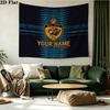 Custom Name Hull City Printed Tapestry – Wall Hanging for Bedrooms, Dorms, and Home Decor