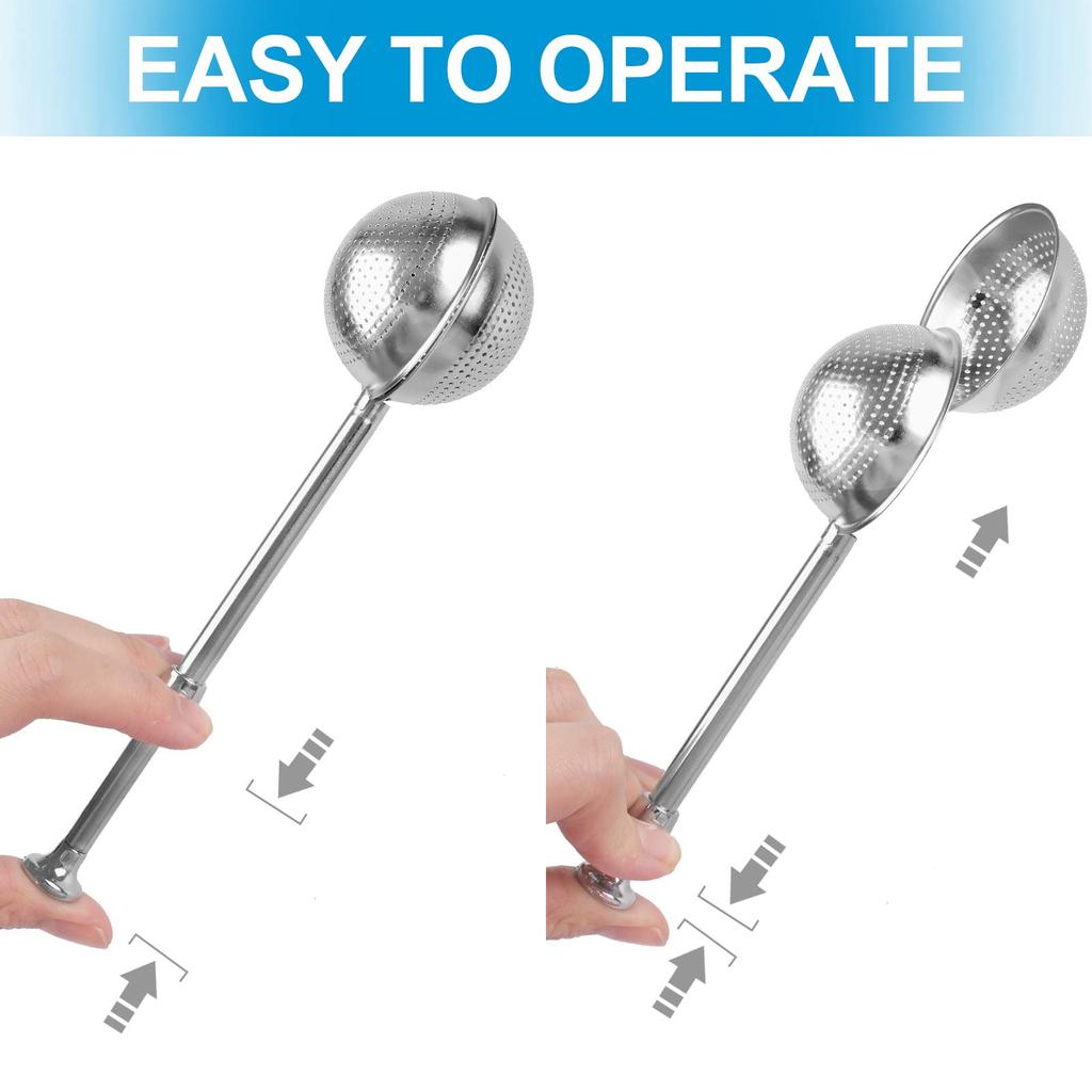 Фильтры для заваривания чая, 2 шт., нержавеющая сталь, ситечко для заваривания чая с мелкой сеткой, диффузоры для заваривания листового чая