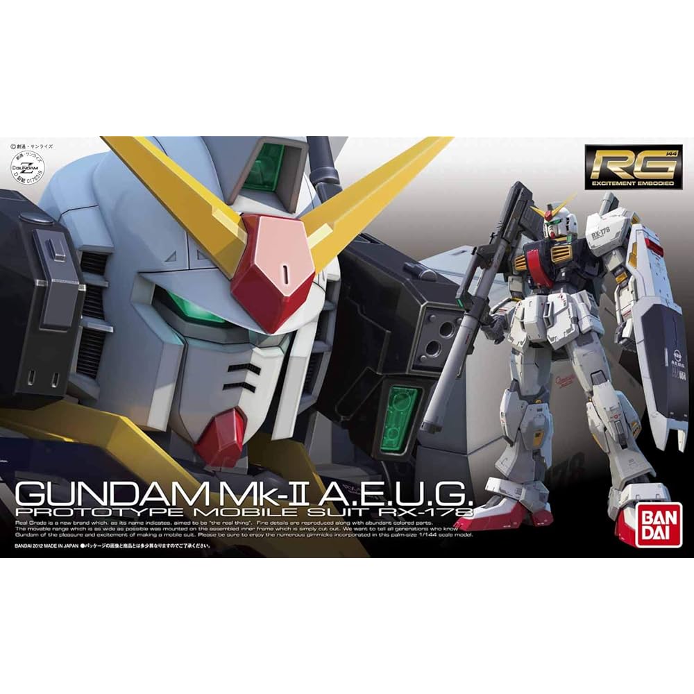 RG Гандам RX-178 Mk-II Версия AEUG Масштаб 1/144 Пластиковая модель с цветовой кодировкой