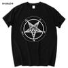 SATANIST BAPHOMET T-shirt Cotton Men T Shirt Brand Euro Size Tee-shirt