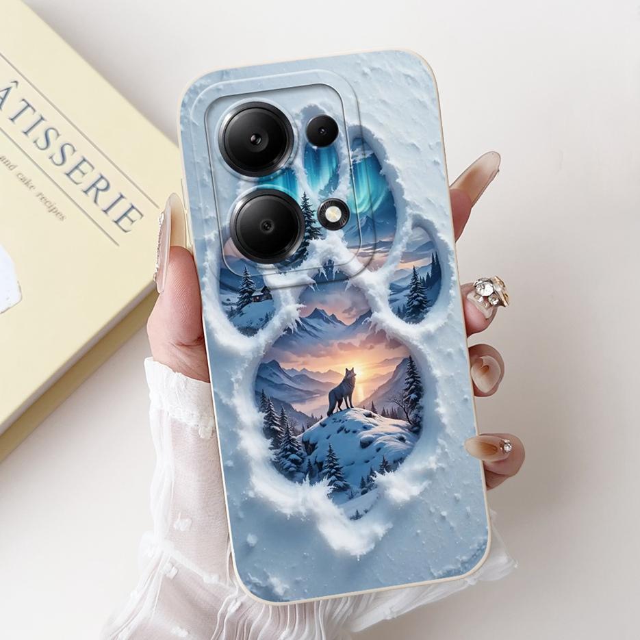 Для Xiaomi Redmi Note 13 4G Чехол Note13 Pro Милый Модный Конфетный Расписной Чехол Мягкий ТПУ Чехол для Телефона Для Redmi Note 13 Pro Plus Сумки