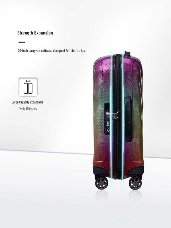 Samsonite CS2 Neon Lightweight PP 25-inch Suitcase