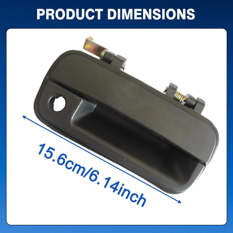 Передняя Левая/Правая Внешняя Ручка Двери Черная для Hyundai Excel 1990 1991 1992 1993 1994 82650-24010 82660-24010
