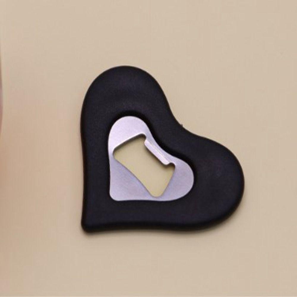 New 2 Colors Love Bottle Opener Creative 59*48mm Soda Bottle Opener Small Tool Bottle Opener