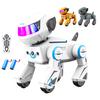 Remote Control Robot Dog Toy Programming Smart Interactive Electric Dog Toddlers 2.4GHz RC Walking Dancing Puppy Toy with LED Eyes