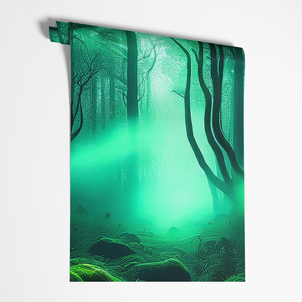 Wallpaper Window view Fantastic forest