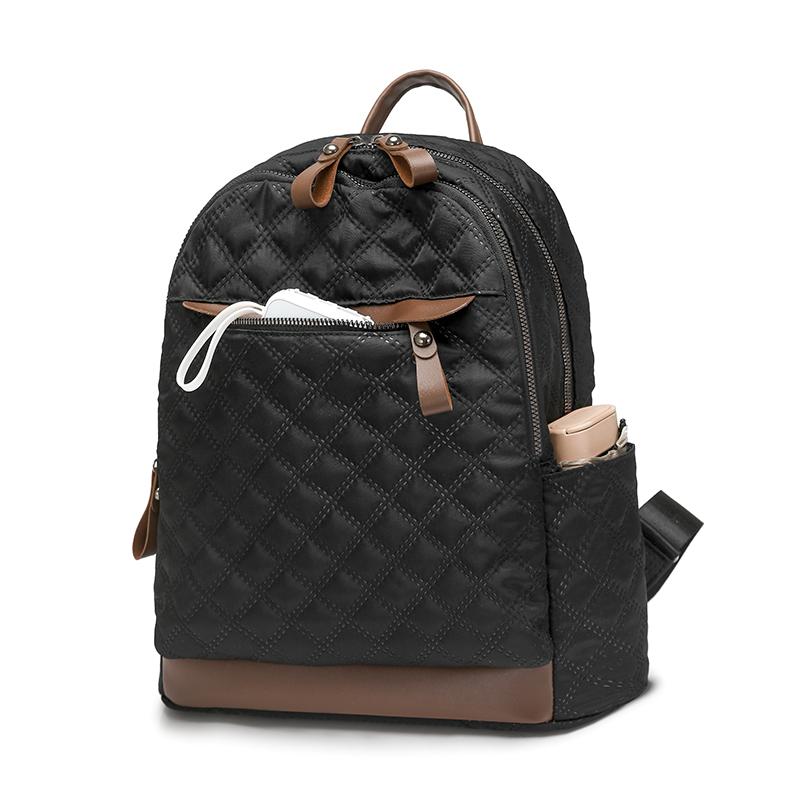 Рюкзак Студенческий Школьный Рюкзак Женский Легкий Ромбовидный Рюкзак