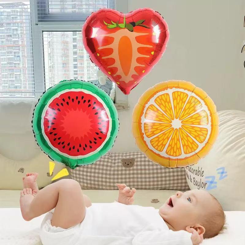 Гелиевые шары с мультяшными животными и фруктами для отслеживания ребенка