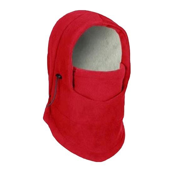 Женская зимняя шапка-балаклава со встроенным шарфом, толстая, теплая, Polar, двухслойная, ветрозащитная, регулируемая, полная защита, для холодной погоды, для велоспорта, катания на лыжах