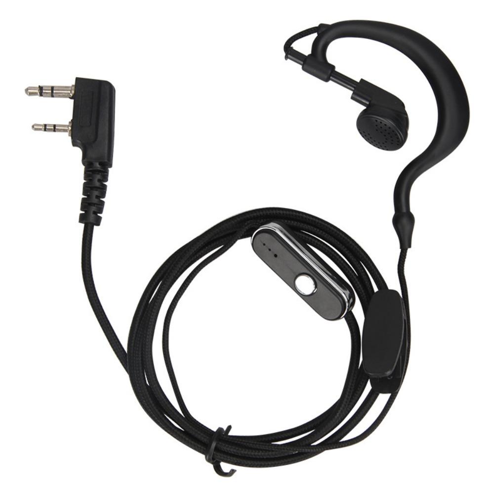 Earhook Design Two Wired Earpiece Wired Walkie Wired Earphone Indoor Outdoor Communication