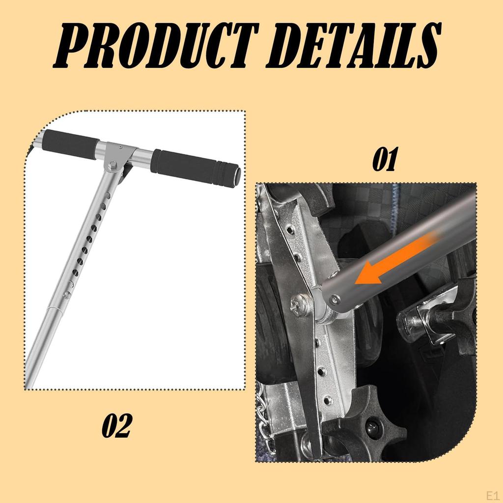 Ручное управление для водителей-инвалидов Кронштейн для помощи при вождении Портативный Регулируемый с сумкой для хранения