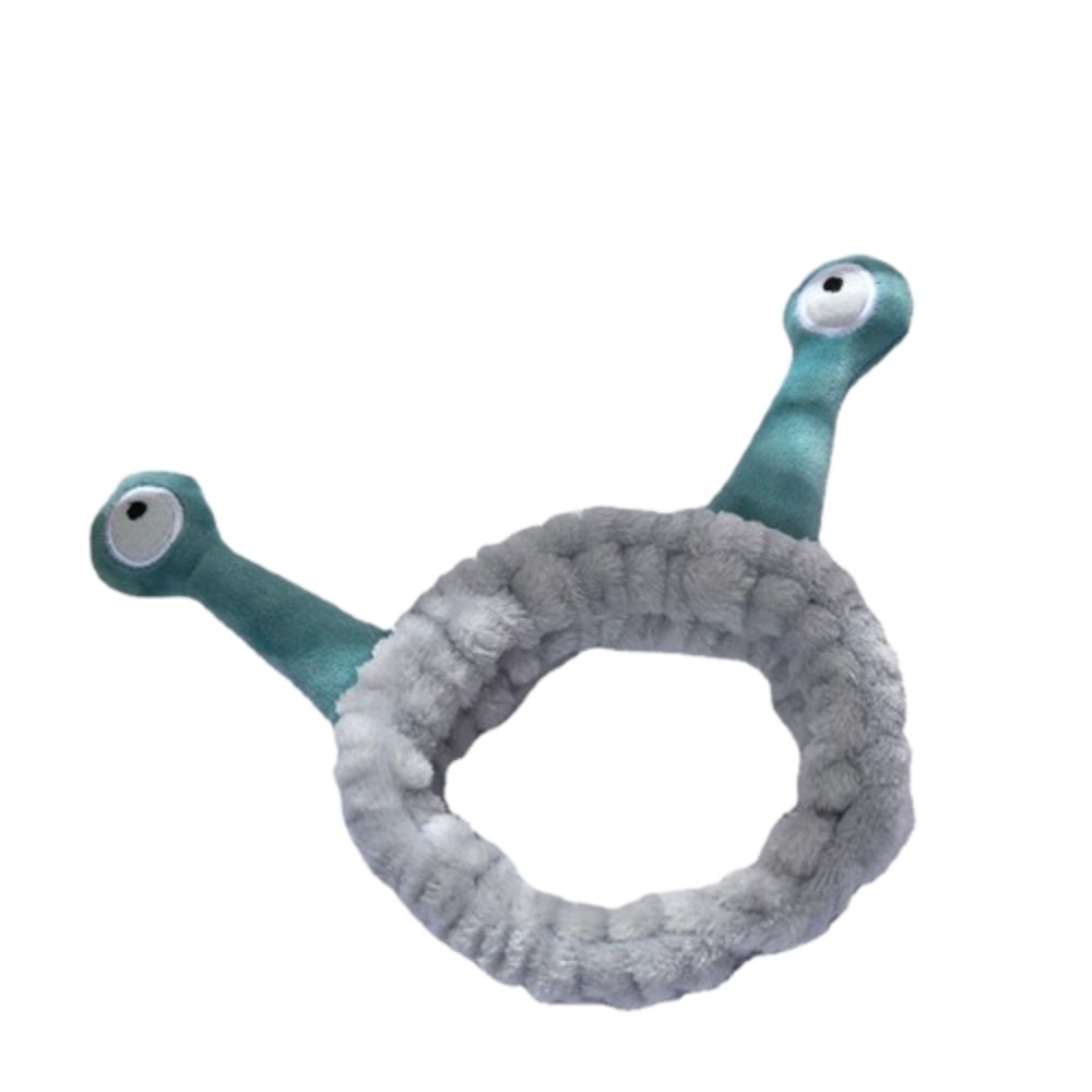 Пушистая улитка повязка на голову мультяшный обруч для волос милый плюшевый ободок для волос макияж