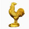 Brass Zodiac Yuan Baoji Golden Rooster News Home Mascot Living Room Office Decoration