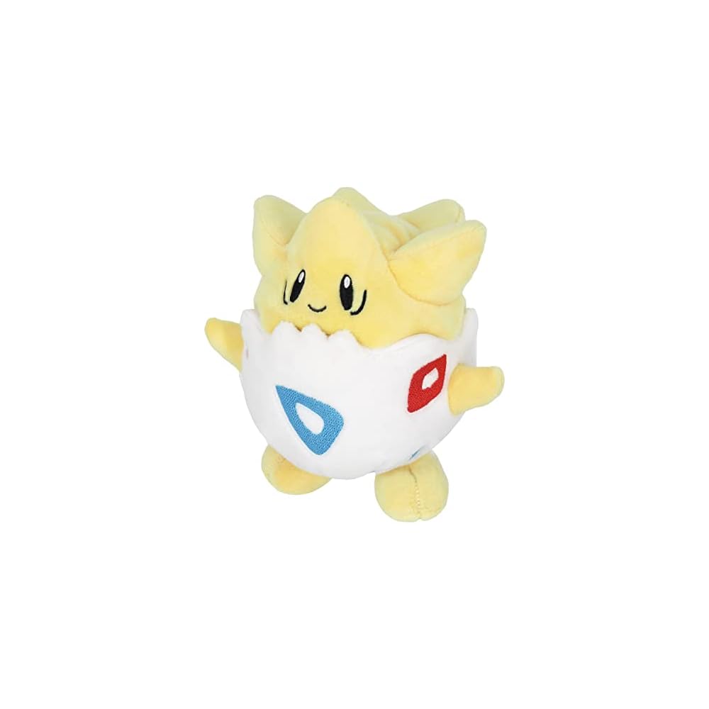 Sanei Boeki Pokmon All Star Collection Togepi Plush Toy 13.5x10.5x14cm Soft Stuffed Animal