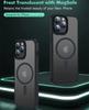 Матовый полупрозрачный матовый чехол для телефона IPhone 15 14 13 12 11 Pro Max Plus, магнитный чехол для Magsafe, чехол для беспроводной зарядки