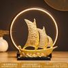Resin Sailboat Decorative Figurine Home Office Living Room New Gift Chinese Style
