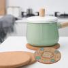 Placemats Tea Coasters Non-slip Wooden Cup Mat Heat Resistant Anti-hot Heat Pad Cork Coasters