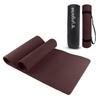6mm Anti-Skid Yoga Mat with Carry Bag & Strap For Home Gym & Outdoor Workout, Water-Resistant, Super Soft, Easy To Fold (Wine)