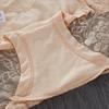 Hollow Lace Flowers Panties Women Sexy Seamless Lingerie Plus Size Hip Raise Briefs Breathable Health Knickers Sleep Underwear