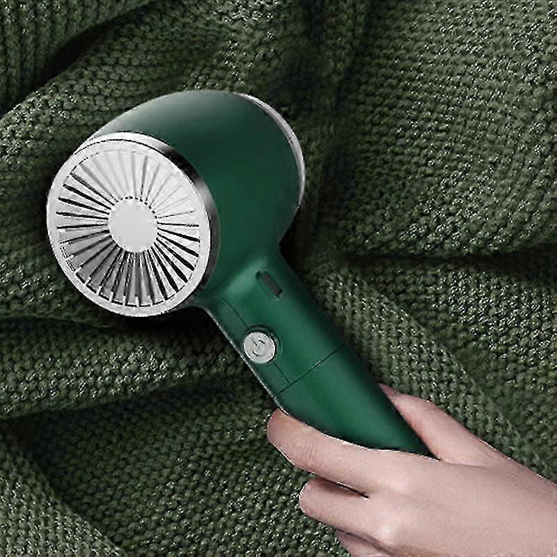 Electric Fuzz Lint Remover Usb Rechargeable Fabric Shaver Green