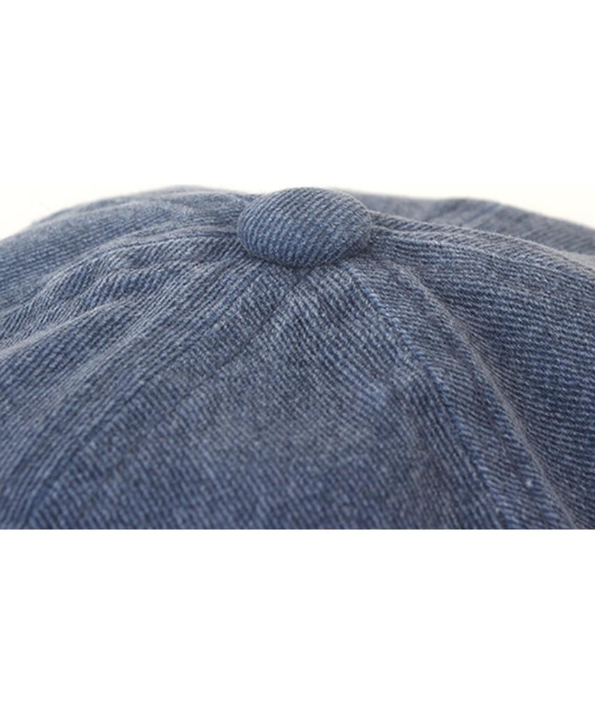 Кепка-бейсболка Yunibeosyeolkemiseuteuli Kitch Pigment Washing Denim