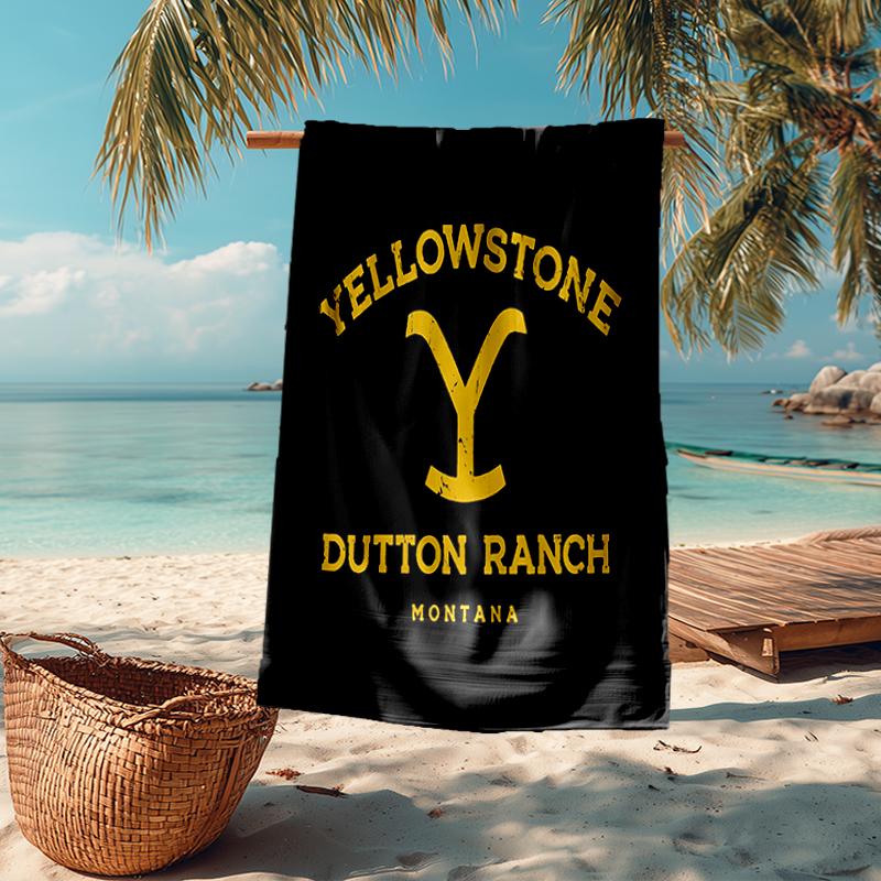 Ultra-Soft Beach Towel with Yakka Dee Theme,Ideal for Pool - Camping, Diving - Perfect Travel Essential, Vibrant Beach Towel.