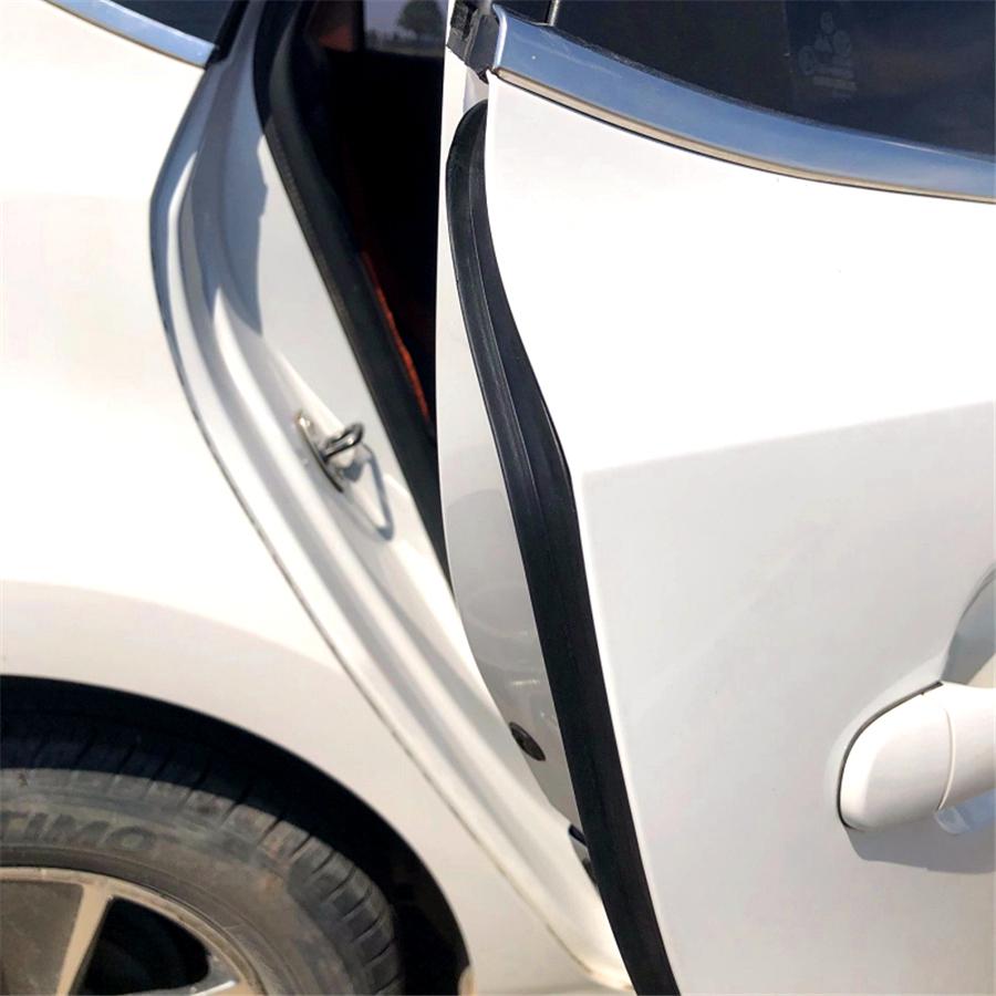 Новый 2x 1,7 м Уплотнитель стойки C двери автомобиля Наполнитель Черная резина Уплотнитель Универсальный