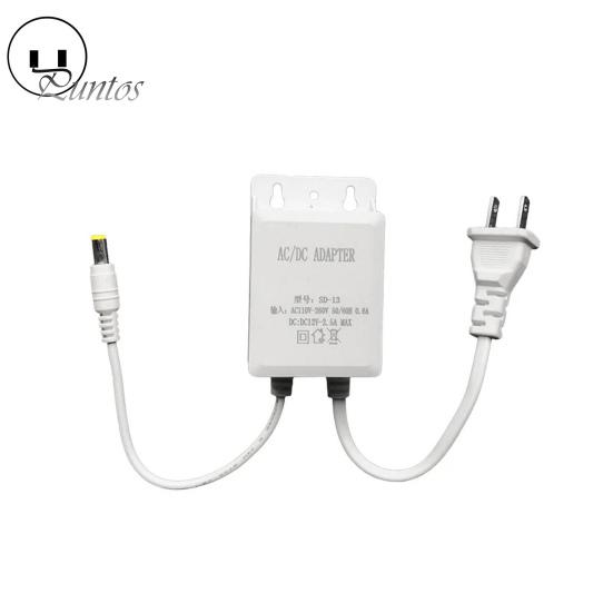 Водонепроницаемый адаптер питания 12В 2А для камер видеонаблюдения с вилкой EU/US