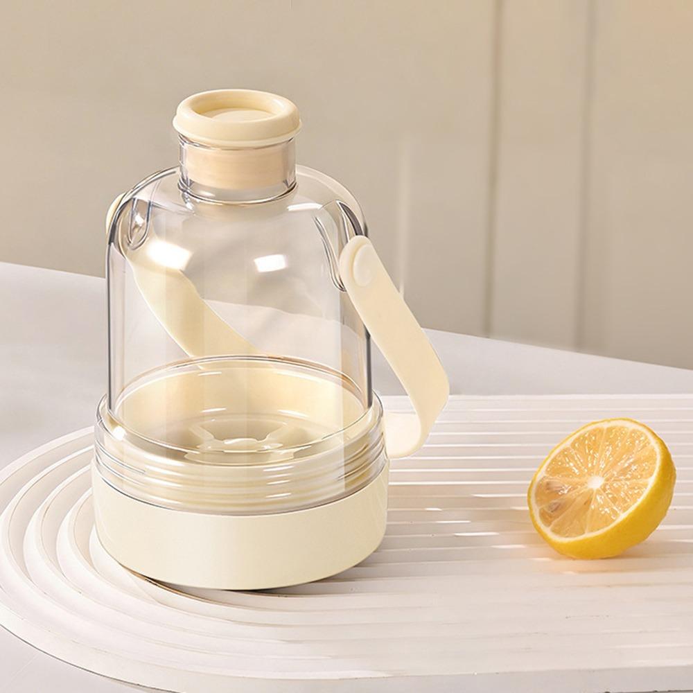 Press-type Water Bottle Ice Cube Tray Anti-leakage Ice Maker Kettle Ice Tray Mold for Home&Travel