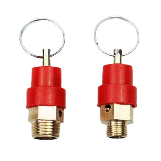 Предохранительный клапан воздушного компрессора, наружная резьба, тянущее кольцо, предохранительный клапан воздушного компрессора, поставка с завода