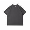 240g Unisex Japanese Heavy Cotton Crew Neck T-Shirt - Solid Colors, Short Sleeve