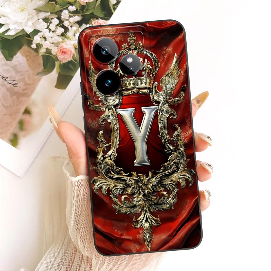 Чехол для Realme GT 7 Чехол для Realme GT 7T Милая корона Буквы Чехол Мягкий ТПУ Чехол для телефона Для Realme GT 7 Pro GT7 T GT7T 5G Задняя крышка Сумки