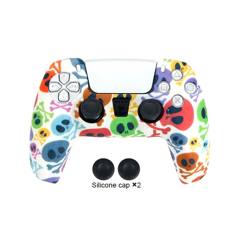 DATA FROG Противоскользящий силиконовый чехол, защитный чехол для кожи для Playstation 5, защитный чехол для контроллера PS5, аксессуары для геймпада