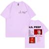 Rapper Lil Peep Album Merch Tshirt Men Women Clothing Harajuku Hip Hop Short Sleeve Tshirts Fashion Casual Oversized T Shirts