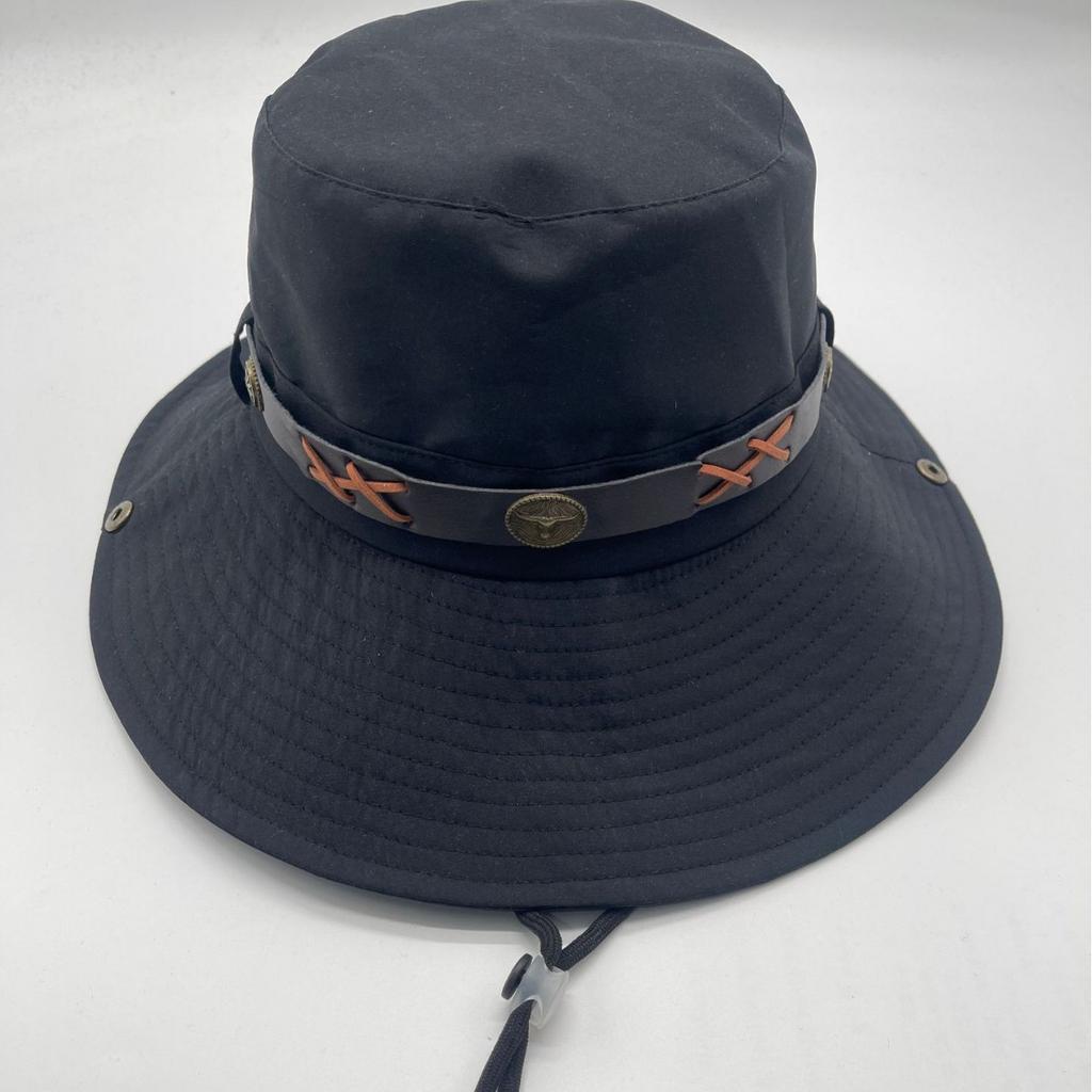 Outdoor Western Cowboy Exotic Eaves Flanged Bucket Hat Women's Camping Fishing Hat Sunshade Sun Protection Hat Tide