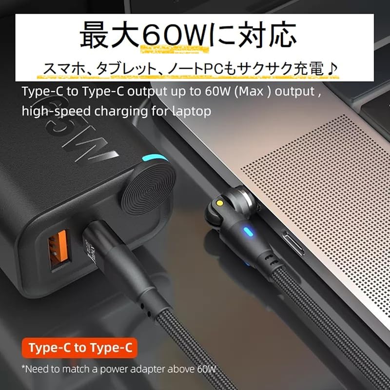 JJ JULIE JAPAN магнитный зарядный кабель 9PIN PD 60W 1м2 шт. 2м2 шт. 3 типа магнитных клемм (USB Type-C, MicroUSB, i-product)